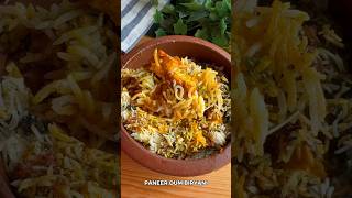 Paneer dum biryani recipe  veg biryani video recipe paneer biryani dumbiryani paneerbiryani [upl. by Corel]