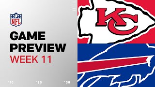 Kansas City Chiefs vs Buffalo Bills  2024 Week 11 Game Preview [upl. by Olaf]