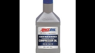 AMSOIL PCI Synthetic Rotary Screw Compressor Oil ISO 46  SAE 20 [upl. by Velda]