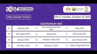 NSMQ2024 PRELIMINARY STAGE  ADONTEN SHS VS YAA ASANTEWAA GIRLS’ SHS VS TOLON SHS [upl. by Margie40]