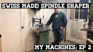 SWISS MADE Inca spindle shaper overview and cleanup [upl. by Ttehr]