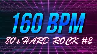 160 BPM  80s Hard Rock 2  44 Drum Track  Metronome  Drum Beat [upl. by Nylac]