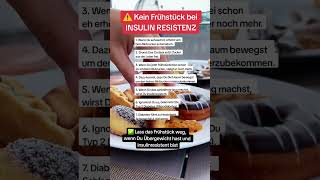 Kein Frühstück bei Insulinresistenz shorts [upl. by Anayd46]