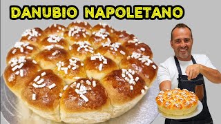 DANUBIO NAPOLETANO DOLCE FARCITO IMPASTO SOFFICE FATTO TOTALMENTE A MANO CORSO DI PASTICCERIA [upl. by Previdi664]