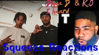 Digga D Ft KO  I Heard  Reaction [upl. by Valaria112]