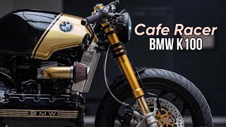 BMW K100 Custom CAFE RACER by Arjan Van Den Boom [upl. by Aihsirt]