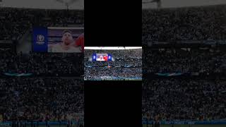 ARGENTINA NATIONAL ANTHEM ARGENTINA VS ITALY football argentinaargentinavsitaly finalissima2022 [upl. by Cletis]