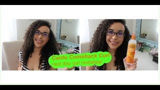 Cantu Cantu Comeback Curl Next Day Curl Revitalizer  Talk thru [upl. by Htrow]