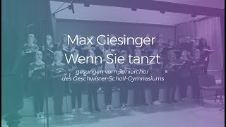 Max Giesinger  Wenn Sie tanzt  gesungen vom Juniorchor des GSG Sangerhausen [upl. by Ruhtua]