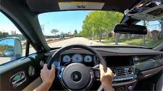 2021 RollsRoyce Wraith Black Badge POV Test Drive 3D AudioASMR [upl. by Yde367]