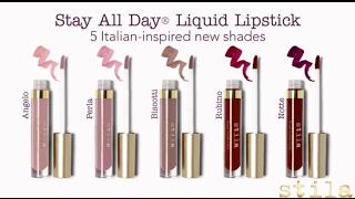 LIP SWATCH VIDEO  Stilas Spring 2017 Stay All Day Liquid Lipsticks  Stila Cosmetics [upl. by Alage]