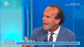 La legge che estingue i debiti ma che in pochi la conoscono  La vita in diretta estate 28062018 [upl. by Lot313]