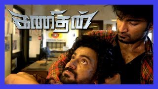 Atharvaa saves Karunakaran from Goons  Kanithan Movie Scenes  Atharvaa kills Villains Son [upl. by Maurits]