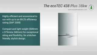 The Vaillant 438 Plus 38kw Heat Only Boiler Video Review [upl. by Gnahk]