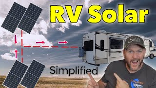 RV Solar explained for beginners rvliving rvlife rvsolar offgrid [upl. by Ced]