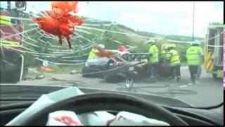 accident routier attention video choc [upl. by Siuqramed]