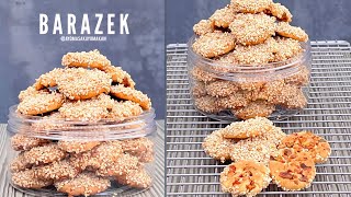 Barazek Cookies Rempah Kacang Dari Negara Timur Tengah Tahan 6 bulan [upl. by Wachtel]