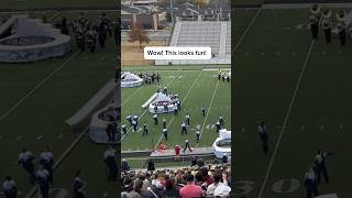 Wow A real slide This looks fun SaberCat Marching Band Southmoore High School [upl. by Elleiand244]