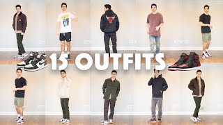 15 Easy Air Jordan 1 Outfits  Mochas Breds Royal Toes amp Bloodlines [upl. by Atnauq]