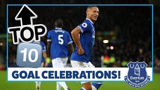 TOP 10 GOAL CELEBRATIONS  RICHARLISON FERGUSON CAHILL [upl. by Faythe]