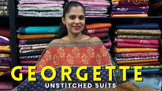 Georgette Unstitched Suits [upl. by Petronella]