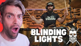 quotUK Drummer REACTS to BLINDING LIGHTS  THE WEEKEND  DRUM COVER ¨EL ESTEPARIO SIBERIANO REACTIONquot [upl. by Sej]