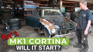 MK1 FORD CORTINA 1966  WILL IT START 2 of 2 [upl. by Paula]