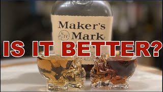 Barrel Aging Makers Mark Bourbon and an Aviation Cocktail [upl. by Haididej]