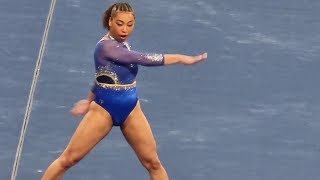 Margzetta Frazier UCLA  Last Floor of her career  2023 NCAA Gymnastics Championships Semi final [upl. by Ailuig166]