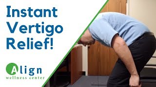 Easy Exercise To Combat Vertigo — Dizziness Relief [upl. by Anyehs601]