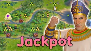 Ramses hit the JACKPOT with this start location  Civ 6 Ramses Egypt Leader Pass [upl. by Godfry650]