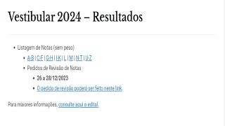 UERJ 2024 DISCURSIVO Saiu a listagem de notas Como sei minha nota final [upl. by Isolda588]