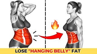 Do This STANDING 30Min to Lose That STUBBORN BELLY FAT in 5 weeks  Exercise for Hanging Belly Fat [upl. by Tinya234]