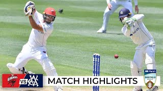 Weatherald Drew put Redbacks on top after day one  Sheffield Shield 202122 [upl. by Herzel107]