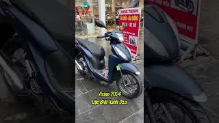 Vision 2024 Đặc Biệt Xanh mới nhất tháng 102024 Giá xe Vision 110 tháng 102024 vision motor17 [upl. by Anicnarf]