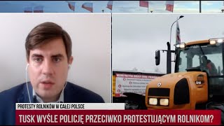 K Gac Protest Rolników zaskoczył rząd Donalda Tuska  Polska Na Dzień Dobry [upl. by Sllew]