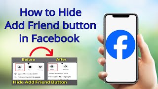 How to hide Add Friend button in Facebook [upl. by Troxell]