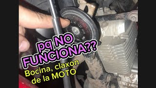 Como Regular la Bocina Claxon de una Motocicleta [upl. by Margy]