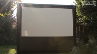 The most portable inflatable screen AIRSCREEN® nano  100 made in Germany [upl. by Nwahs984]