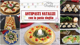 ANTIPASTI NATALIZI CON LA PASTA SFOGLIA La cucina di Rita [upl. by Kristin]