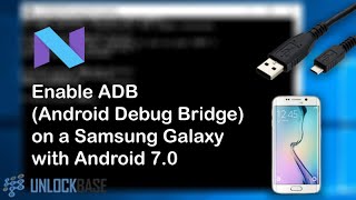 Enable ADB Android Debug Bridge on a Samsung Galaxy with Android 70 [upl. by Resarf]