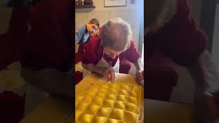 Some real ravioli skills from piattitipici food ravioli pasta cooking [upl. by Shuma876]