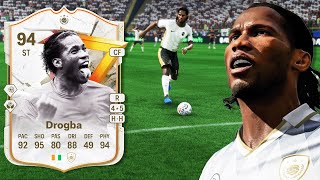 94 GOLAZO ICON DIDIER DROGBA IS INSANE IN EA FC 24 [upl. by Allemaj]