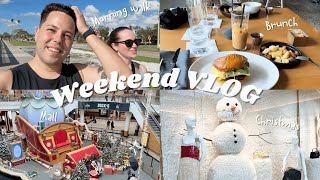 Weekend VLOG Morning walks brunch and Christmas at the mall [upl. by Kissner]