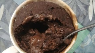 chocolate mugcake recipe without oven baking soda in 10 minutes [upl. by Eylsel]