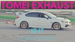 Tomei Expreme Ti Exhaust wGrimmspeed JPipe  2016 Subaru WRX 2015 2017 2018 [upl. by Ynettirb400]