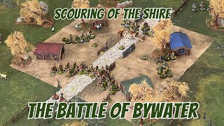 Battle of Bywater  MESBG Narrative Battle Report  Scouring of the Shire [upl. by Ylrahc]