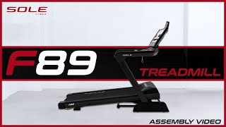 F89 Treadmill Assembly Guide [upl. by Kassel]