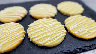 Biscotti al limone senza uova Ricetta facile e veloce [upl. by Ahsiyk]