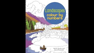 Flip Through Landscapes Color by Number Coloring Book [upl. by Odey]